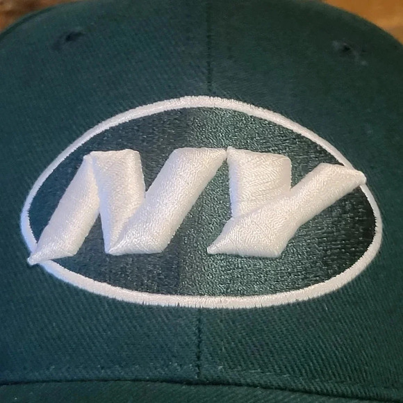 Reebok NFL Team Apparel New York Jets Adjustable Hat Cap Green - Picture 2 of 11